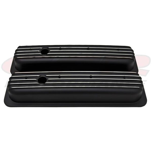 Cfr Performance CFR HZ-6991-3-H-POL 5.0 & 5.7 litre 1987-97 Chevy Short Polished Aluminum Center Bolt Valve Covers - Full Finned; Holeless HZ-6991-3-PBK - main